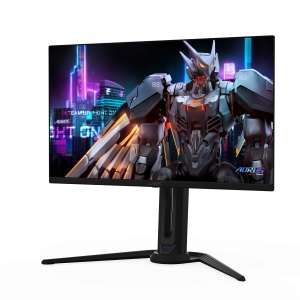 AORUS FO27Q5P, QD-OLED, 27", QHD, 2560 x 1440, DisplayPort, HDMI, Boxe, Pivot, 500Hz, 0.03 ms, Negru - Img 2