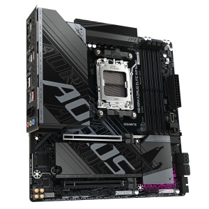 B840M AORUS ELITE WIFI6E, AM5, DDR5, BT, mATX, Negru - Img 2
