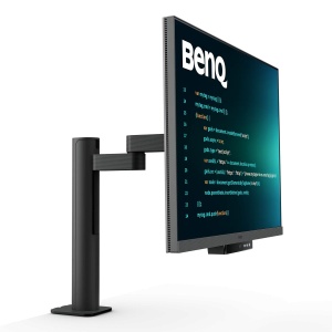 BenQ RD280UA, 28.2", IPS, UHD, 3840x2560, HDMI, DisplayPort, USB-C 90W, Boxe, Pivot, MoonHalo, Brat Flexibil, 5ms, Negru - Img 3