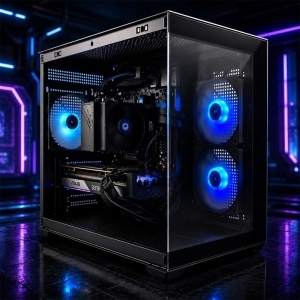 Calculator Gaming Aura V22, Intel Core i5 12400F turbo 4.4GHz, B760M DS3H, 16GB DDR4, SSD 500GB, HDD 1TB, RTX 3070 8GB DDR6