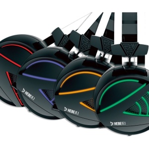 Casti Gaming Gamdias HEBE E1 RGB, USB, iluminare LED RGB - Img 3