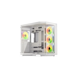 Empero, MiddleTower, ATX, cu 4 ventilatoare incluse 120 mm ARGB PWM, Alb