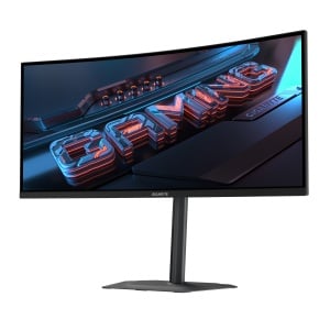 GS34WQCA, 34", VA 1500R, WQHD, 3440 x 1440, HDMI, DisplayPort, 120Hz, 1ms, Negru - Img 2