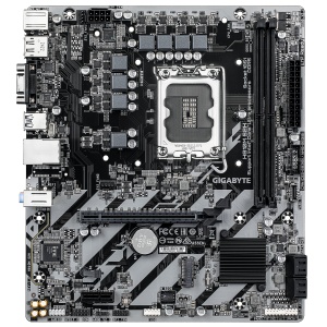 H810M S2H, LGA1851, DDR5, mATX, Negru