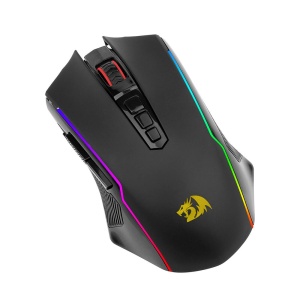 Mouse gaming Bluetooth cu si fara fir Redragon Nix negru iluminare RGB - Img 3