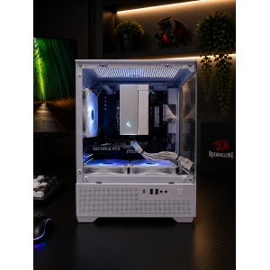 PC Gaming Vanguard | Intel i5-14400F | 16GB DDR5 | B760 | 1TB NVMe (2x512GB) | RTX 5050 8gb | Aura GC9M White - Img 2