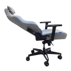 Scaun gaming Inaza Gunner gri cu albastru - Img 3