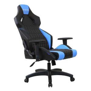 Scaun gaming Inaza Sigge negru cu albastru - Img 2