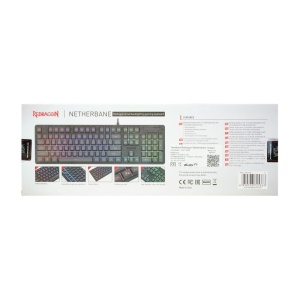 Tastatura gaming Redragon Netherbane neagra iluminare RGB - Img 3