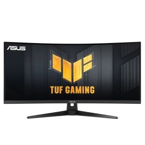 TUF Gaming VG34VQ3B, 34", VA, WQHD, 3440x1440, curbat 1500R, 21:9, HDMI, DisplayPort, Hub USB, Boxe, FreeSync Premium, 180Hz, 1ms, Negru, 90LM0AA0-B01170