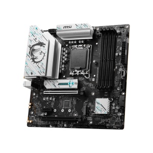 B760M GAMING PLUS WIFI DDR5, mATX, Socket 1700, Negru/Alb - Img 2