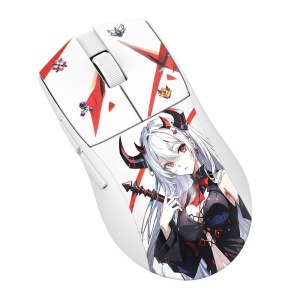 Mouse gaming wireless bluetooth si cu fir Redragon K1ng Pro 1K alb Anime - Img 9