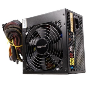 Sursa Segotep SG-500AE 500W, 6x SATA, 3x Molex, 2x 6+2 pin, Eficienta 80%, PFC activ