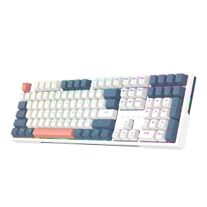 Tastatura gaming mecanica Redragon Trundle alba iluminare RGB - Img 3
