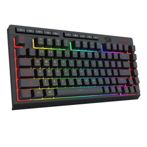 Tastatura gaming Redragon Crescent neagra iluminare RGB - Img 2