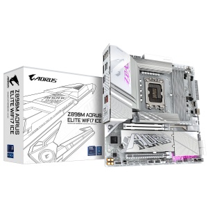 Z890M A ELITE WF7 ICE, LGA1851, DDR5, BT, Wi-Fi, Micro ATX, Alb - Img 4