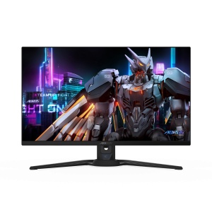 AORUS FO27Q5P, QD-OLED, 27", QHD, 2560 x 1440, DisplayPort, HDMI, Boxe, Pivot, 500Hz, 0.03 ms, Negru