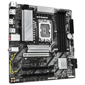 B860M DS3H, LGA1851, DDR5, Negru/Gri - Img 2