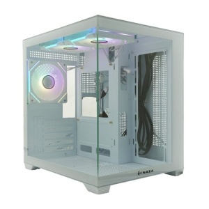Carcasa panoramica Inaza Cube alba