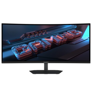 GS34WQCA, 34", VA 1500R, WQHD, 3440 x 1440, HDMI, DisplayPort, 120Hz, 1ms, Negru