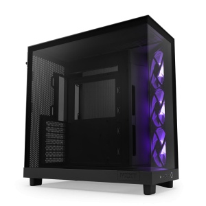 H6 Flow RGB, Compact Dual-chamber, MiddleTower, Negru Resigilat - Img 2