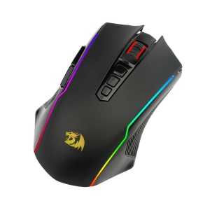 Mouse gaming Bluetooth cu si fara fir Redragon Nix negru iluminare RGB - Img 4
