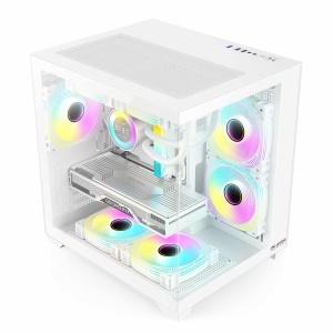 PC Gaming | R5 5600x | RTX 5060 | A520M K | 16GB DDR4 | SSD M.2 512GB | Sursa 450w | Ambra | TS1 240MM Negru - Img 2