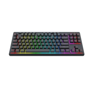Tastatura gaming Bluetooth cu fir si wireless Redragon Shiva TKL Pro neagra iluminare RGB - Img 2