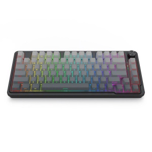 Tastatura gaming mecanica Bluetooth cu si fara fir Redragon Ucal Pro neagra cu gri degrade iluminare RGB - Img 5