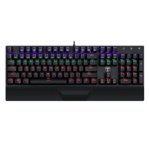 Tastatura Gaming T-DAGGER Destroyer Mecanica, Taste fara conflict, Iluminare LED RGB, Taste durabile (double shot inject)
