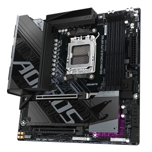 B840M AORUS ELITE WIFI6E, AM5, DDR5, BT, mATX, Negru - Img 3