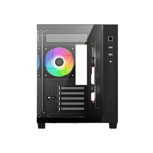 Carcasa panoramica ID-Cooling View 500 aRGB neagra - Img 3