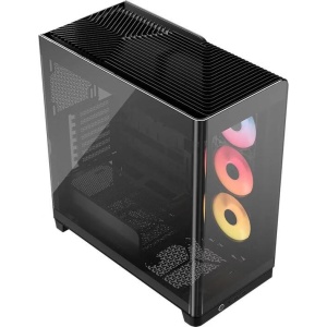Frame 4500X RS-R ARGB, Mid Tower, cu 3 ventilatoare incluse 120mm RS-R ARGB, Negru - Img 2