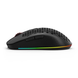 Mouse gaming wireless si bluetooth Redragon Hana RGB negru iluminare RGB - Img 5