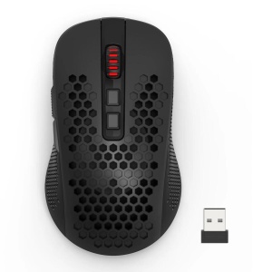 Mouse gaming wireless si bluetooth Redragon Hana RGB negru iluminare RGB - Img 6