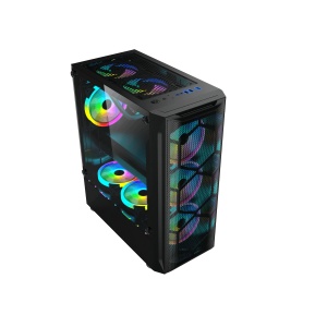 PC Gaming Vanguard | i7 4820K | GTX 1050 | 32GB DDR3 | SSD M.2 512GB | P9X79 | Diamond Negru | Refurbished - Img 2