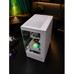 PC Gaming Vanguard | Intel i5-14400F | 16GB DDR5 | B760 | 1TB NVMe (2x512GB) | RTX 5050 8gb | Aura GC9M White - Img 3