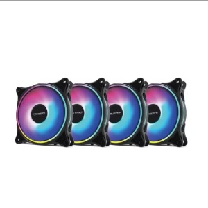 Set 4 Ventilatoare Carcasa 120 x 120 mm Pro Gaming ARGB , controller, telecomanda, - Img 1