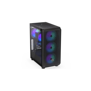 Arx 500 ARGB, Tower, ATX, Negru - Img 4