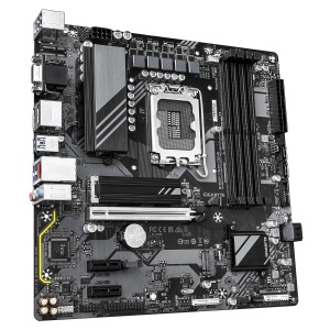 B760M DS3H GEN5, Socket 1700, DDR5, mATX, Negru - Img 2