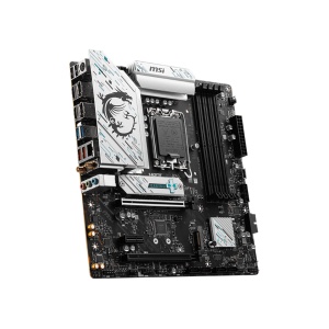 B760M GAMING PLUS WIFI DDR5, mATX, Socket 1700, Negru/Alb - Img 3