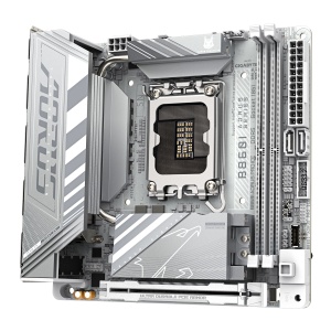 B860I AORUS PRO ICE, LGA1851, DDR5, BT, mATX, Alb - Img 2