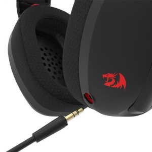 Casti gaming Bluetooth cu fir si wireless Redragon IRE Pro negre - Img 4