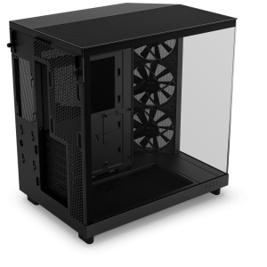 H6 Flow, Compact Dual-chamber, MiddleTower, Negru - Img 3