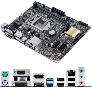 Kit Placa de baza ASUS H110M-A/DP, Intel Core i5 7400T pana la 3GHz, Cooler inclus - Img 2