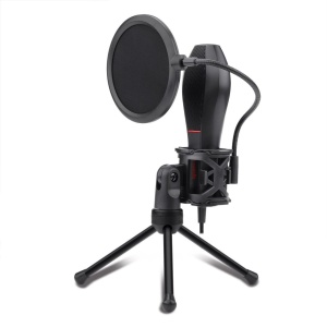 Microfon Redragon Quasar 2 negru cu stand - Img 2