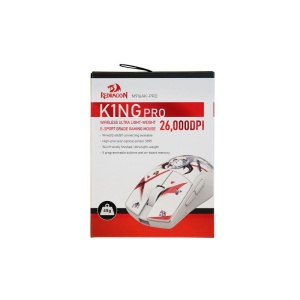 Mouse gaming wireless bluetooth si cu fir Redragon K1ng Pro 1K alb Anime - Img 3