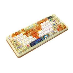 Tastatura gaming mecanica Bluetooth cu si fara fir Redragon Flekact Pro Art Anime iluminare RGB - Img 5