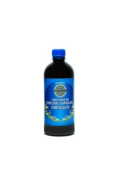 Tinctura de Coltul lupului si Cretusca (500 ml), extract hidroalcoolic natural, pentru celulita, insomnie, reumatism, guta