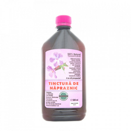 Tinctura de Napraznic (500 ml), extract hidroalcoolic natural, adjuvant pentru cancer, sterilitate, chisturi ovariene